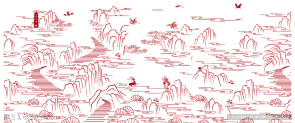 山水自然 迎客松
