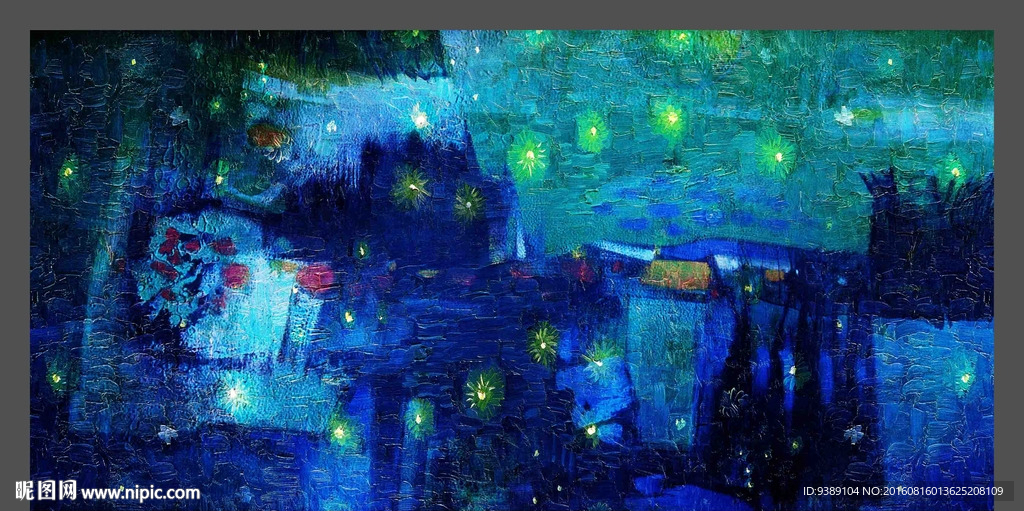 抽象油画