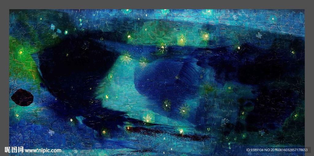 抽象油画