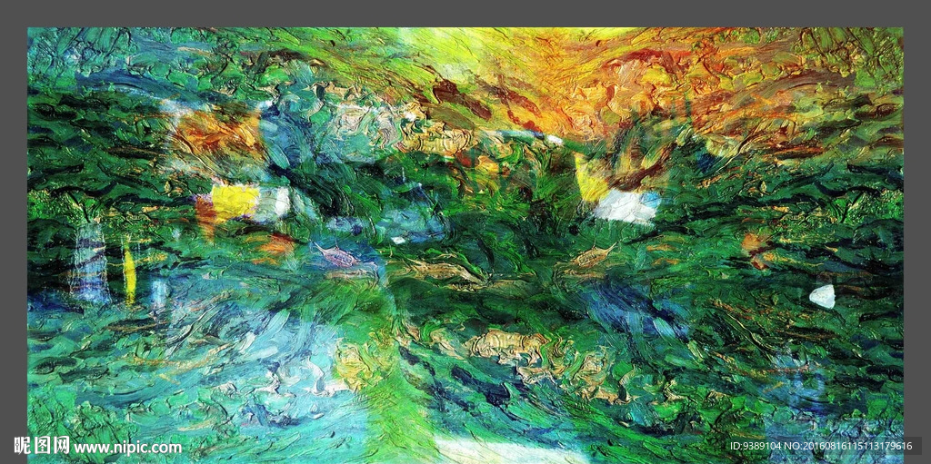 抽象油画