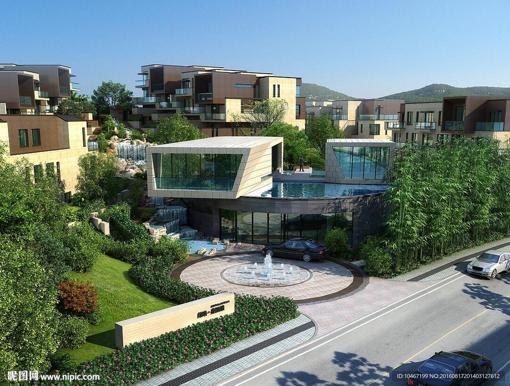 建筑 景观 鸟瞰图