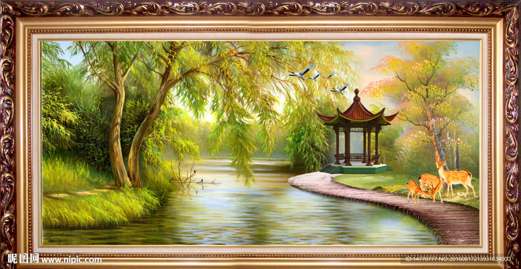 油画风景