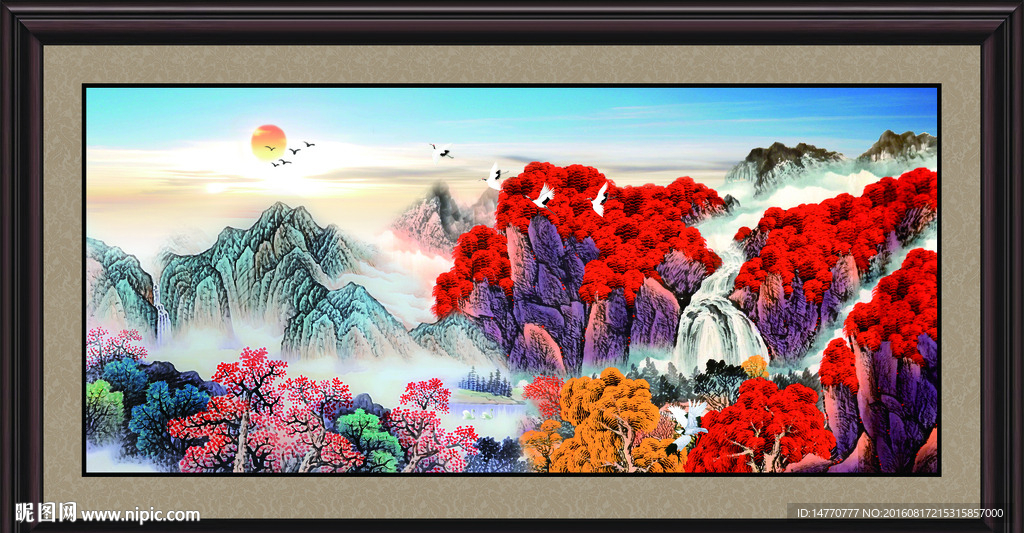 国画山水
