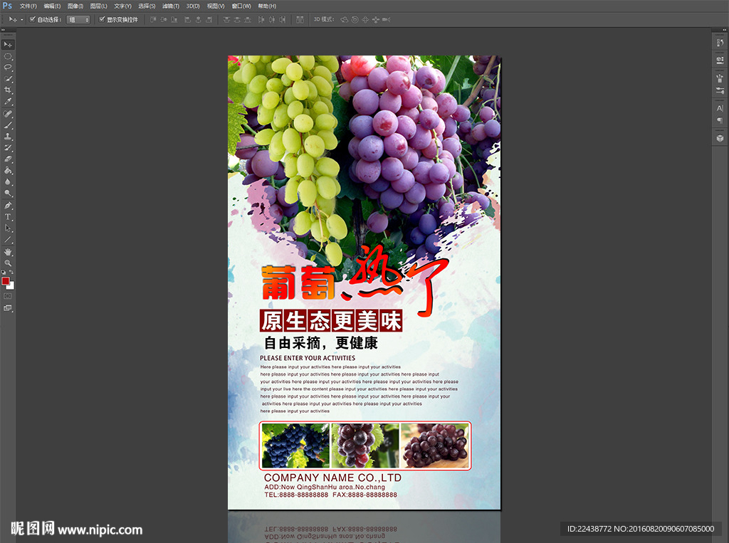 葡萄海报