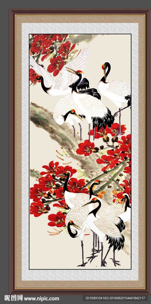 仙鹤图