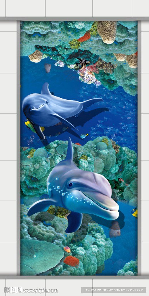 3d海豚