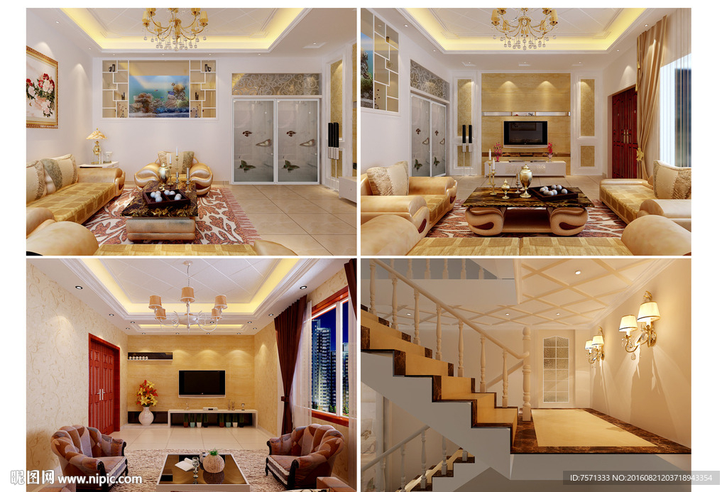 复式楼室内设计效果图