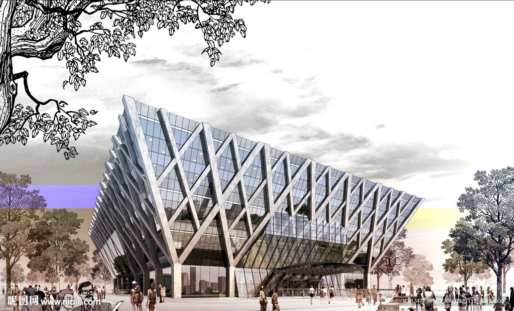 公建建筑效果图