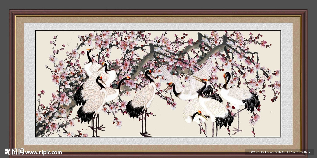 仙鹤图