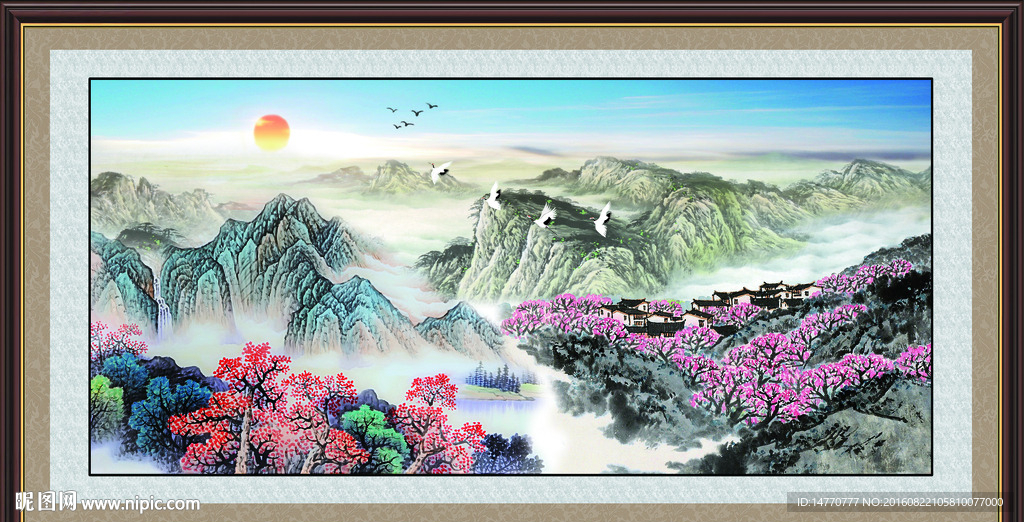 国画山水
