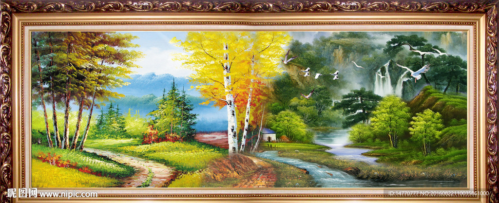 油画风景