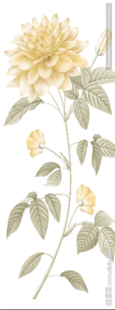 瓷砖花片