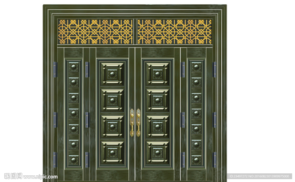 仿铜门