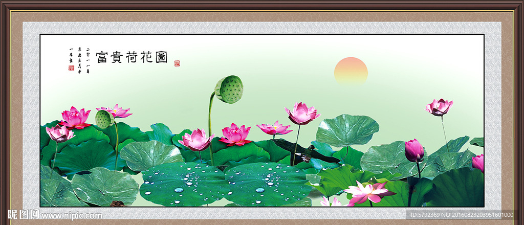 荷花图