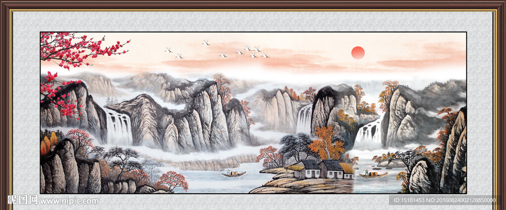 国画山水