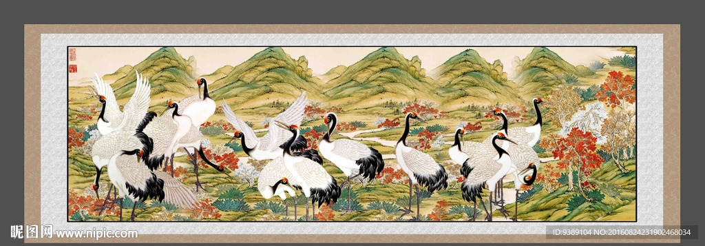 仙鹤图