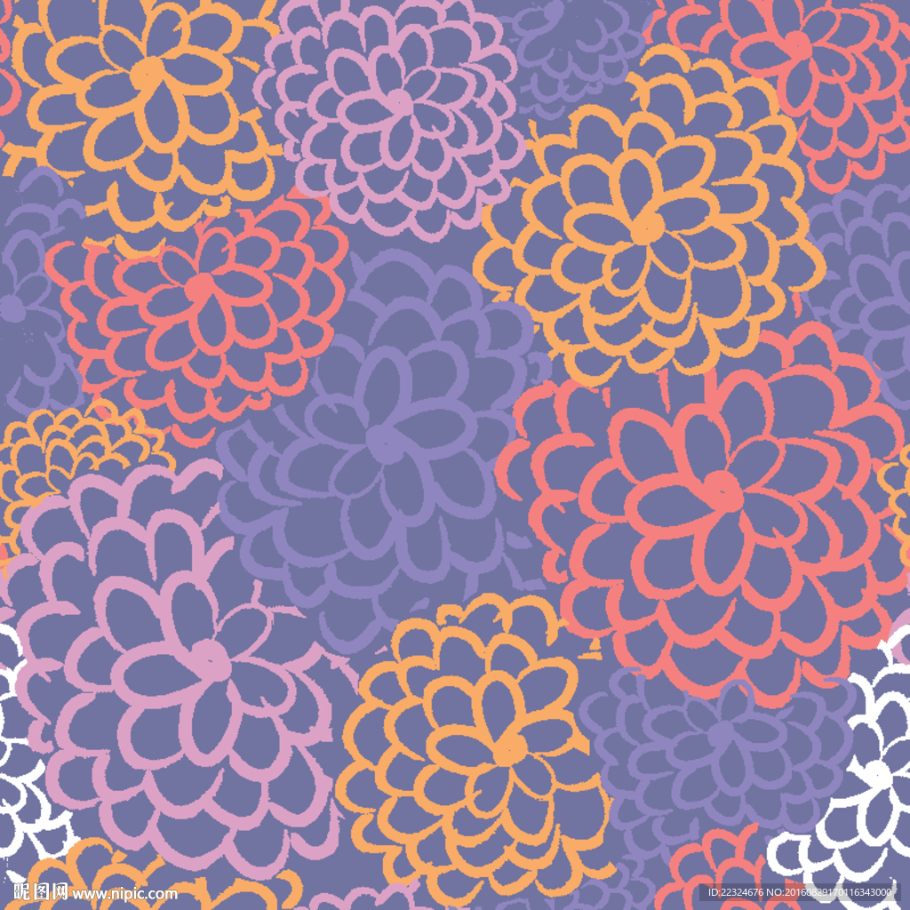 鲜花图案