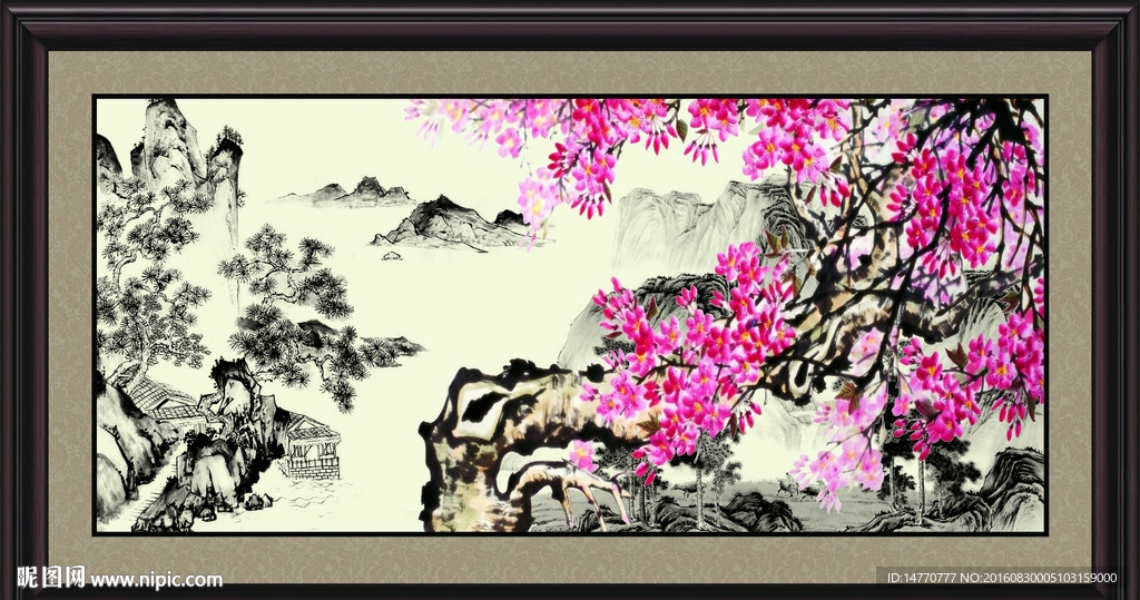 国画梅花