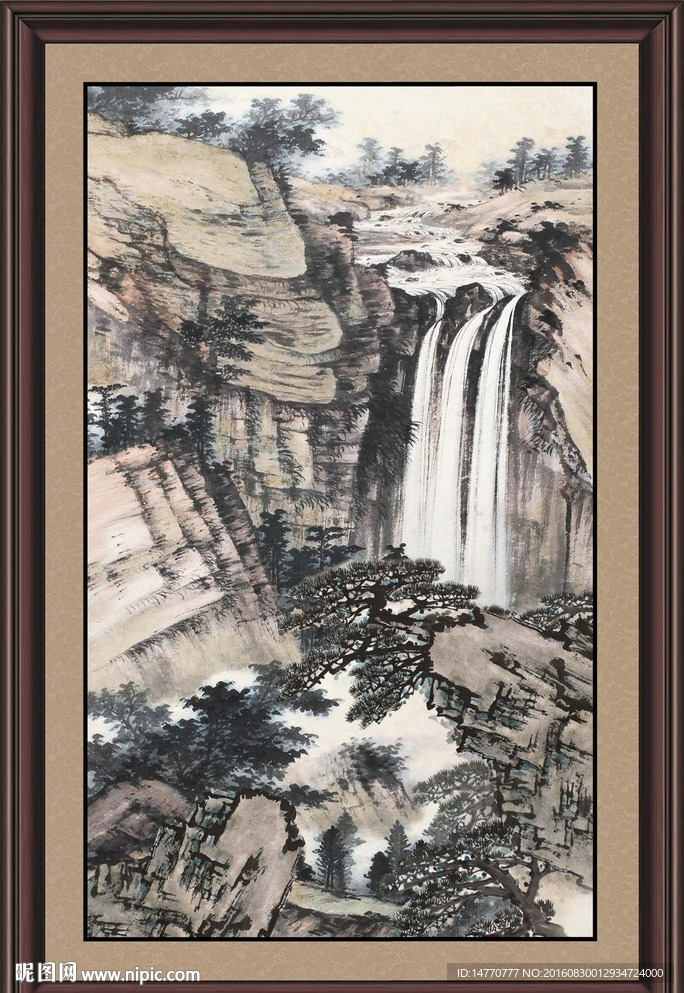 巨幅山水画