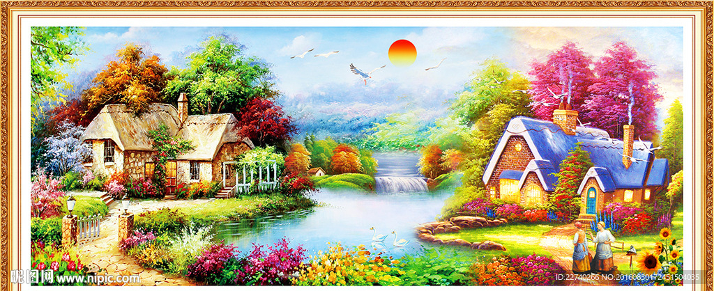 油画风景