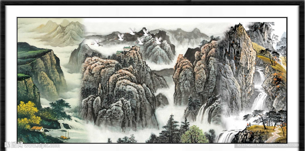 国画山水