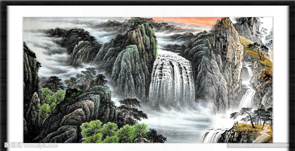 国画山水