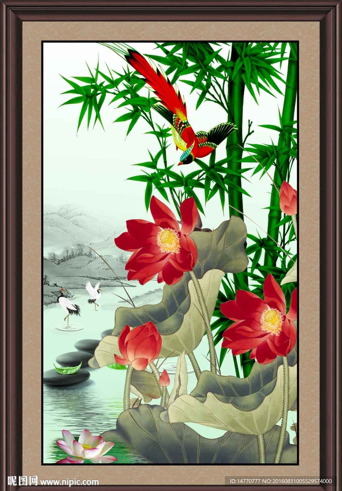 荷花图