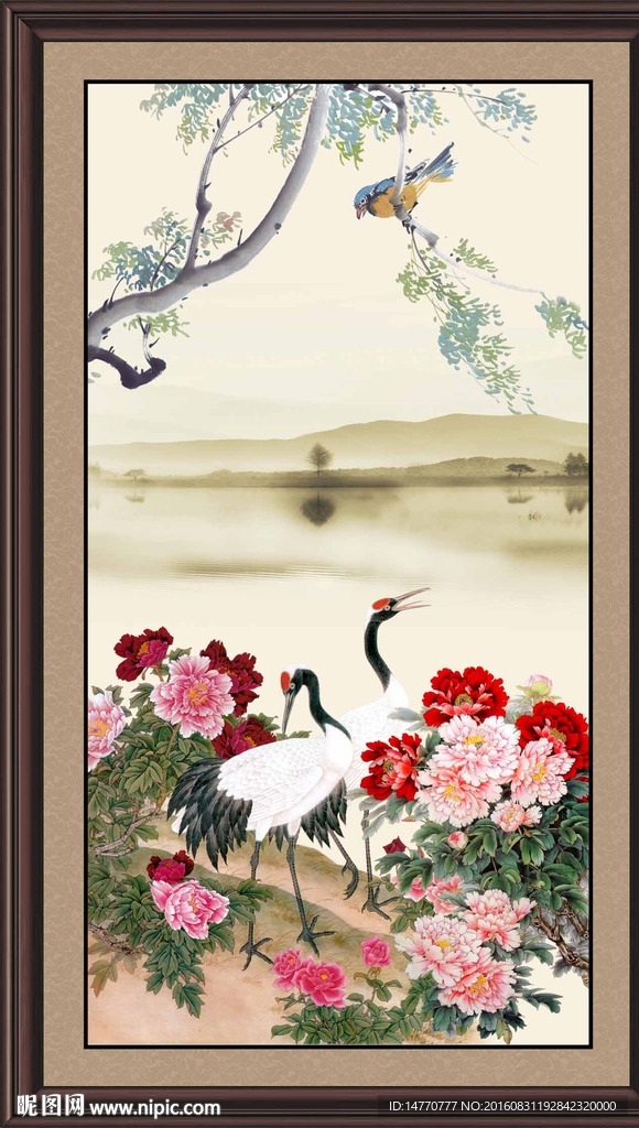 花开富贵 鸟语图