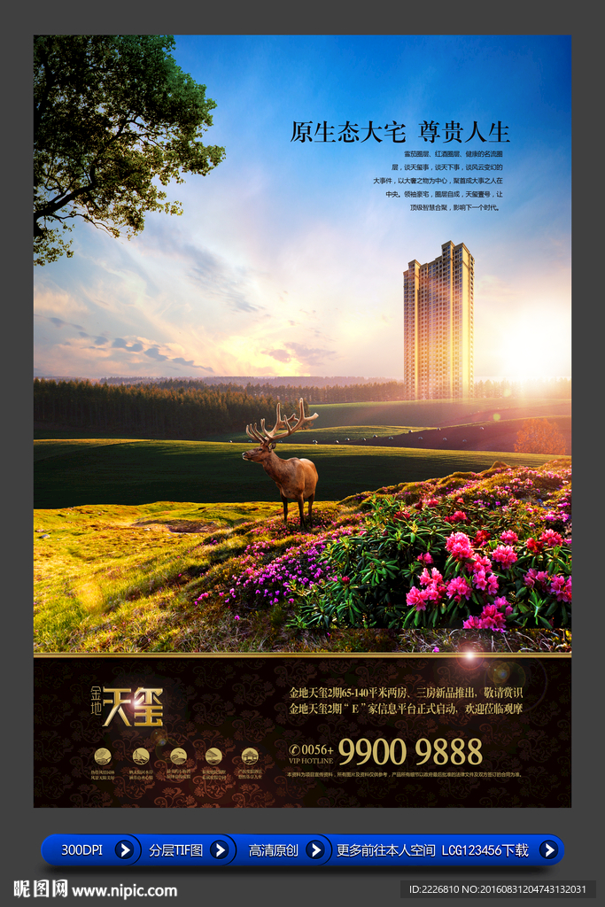 高端房地产广告
