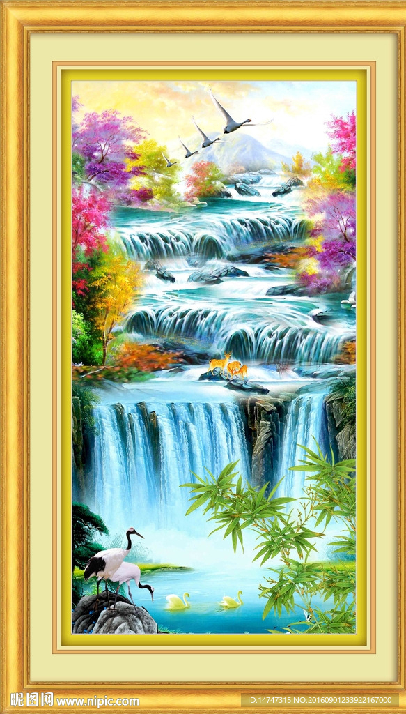 山水油画
