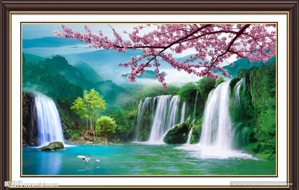 巨幅山水画