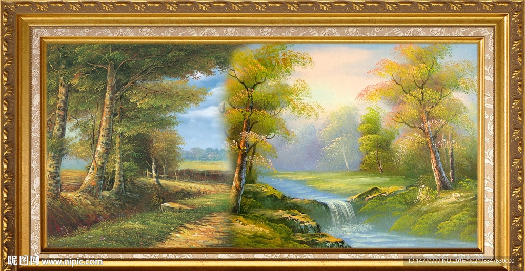 风景油画