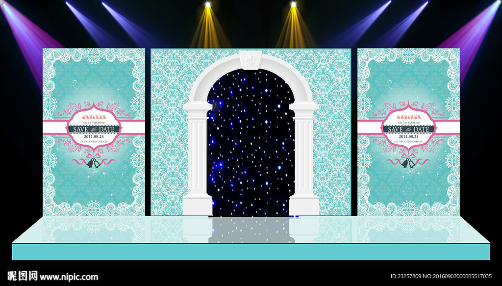 蒂芙尼婚礼背景