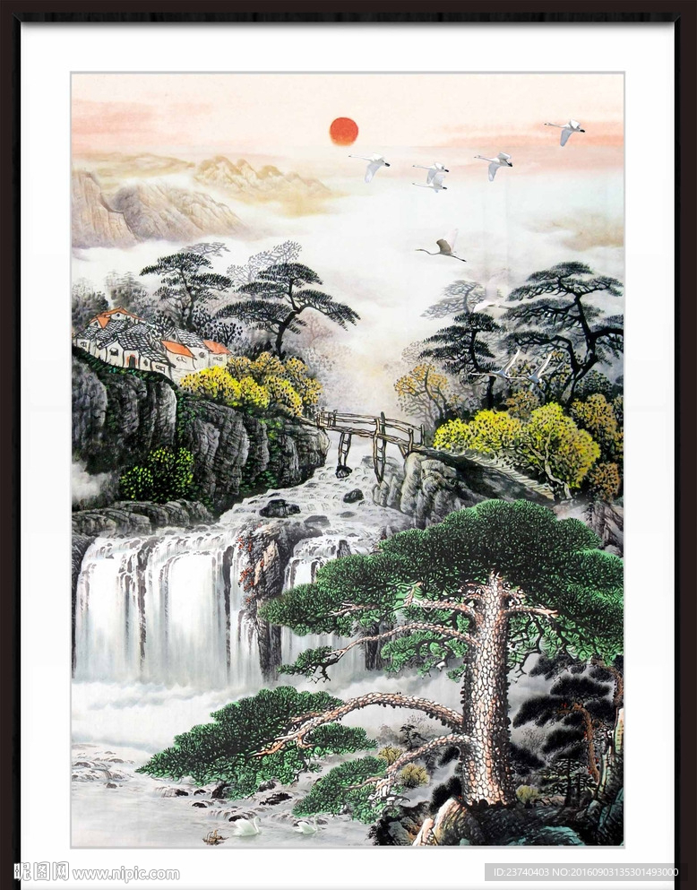 国画山水