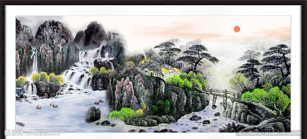 国画山水