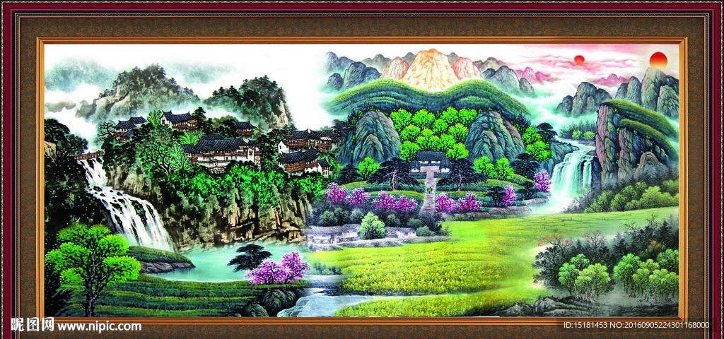 国画山水