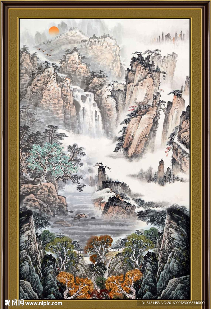 国画山水