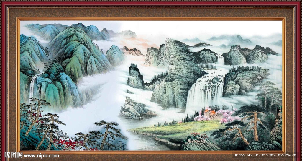 国画山水