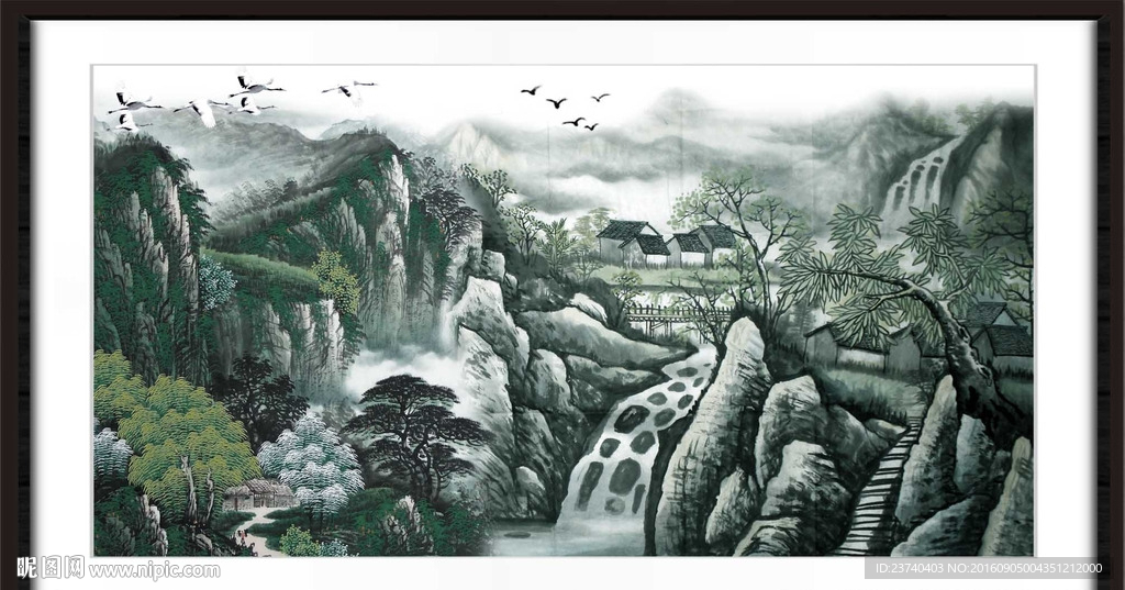 国画山水