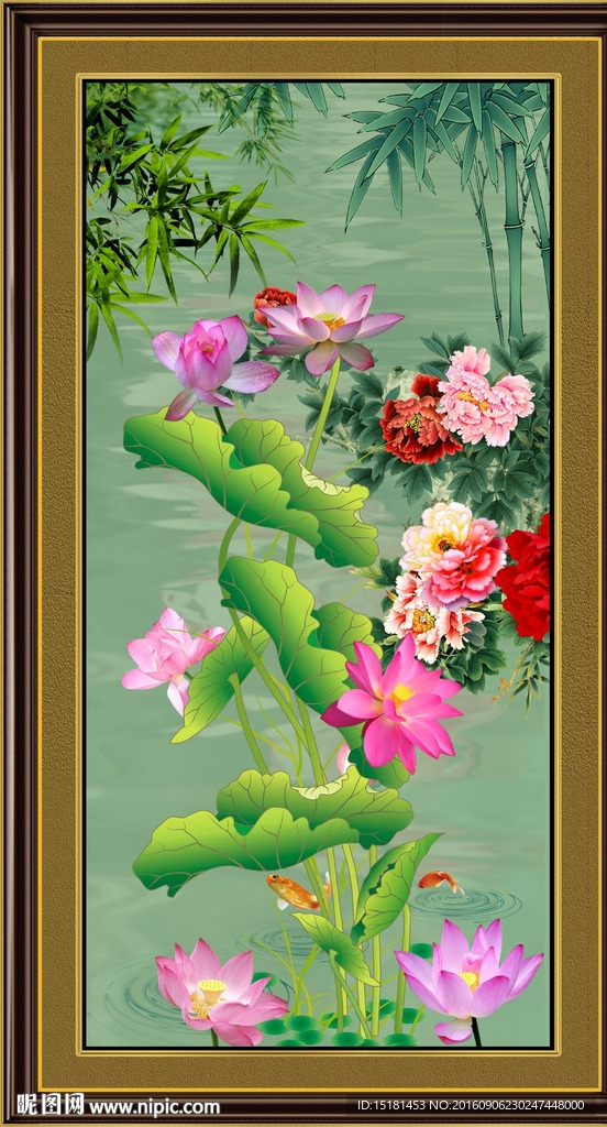 荷花图