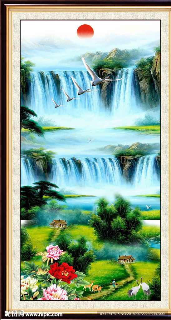 山水油画