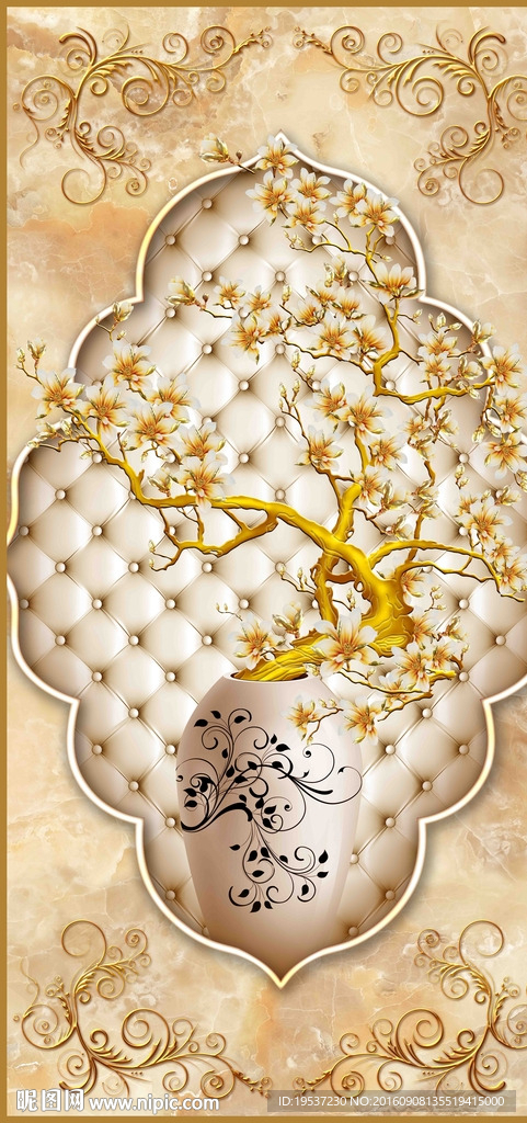 玉瓶金兰画