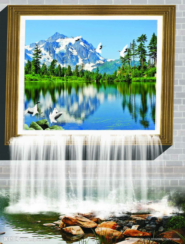 3d玄关背景墙