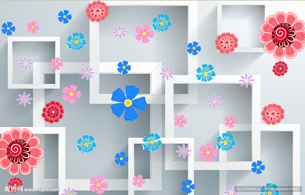 简约时尚客厅电视背景墙