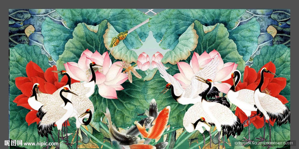 仙鹤图