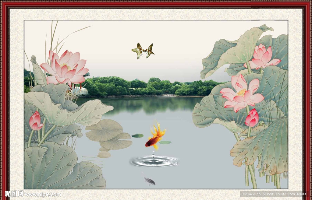 荷花图