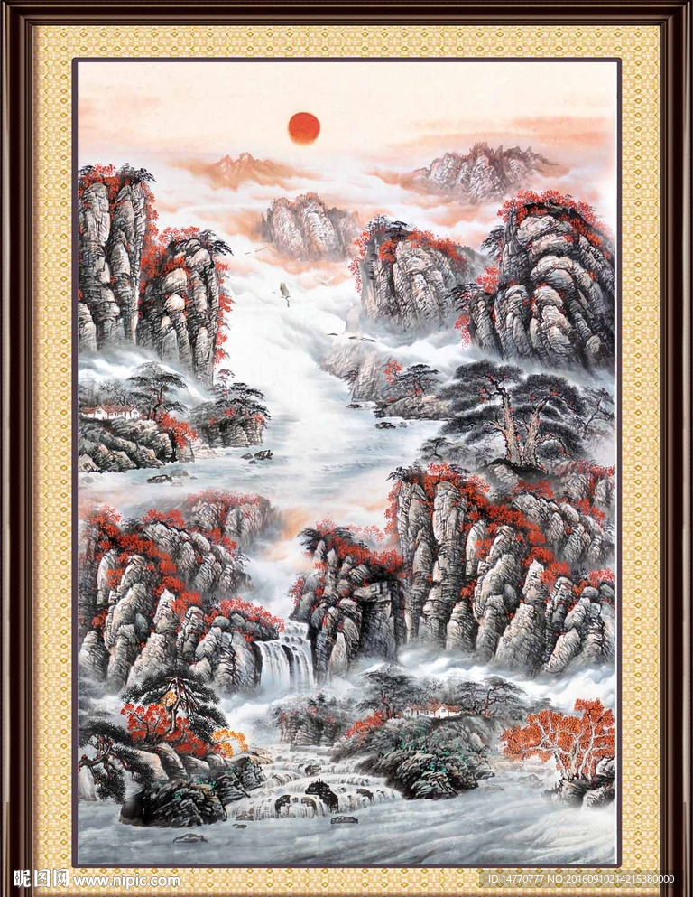 巨幅山水