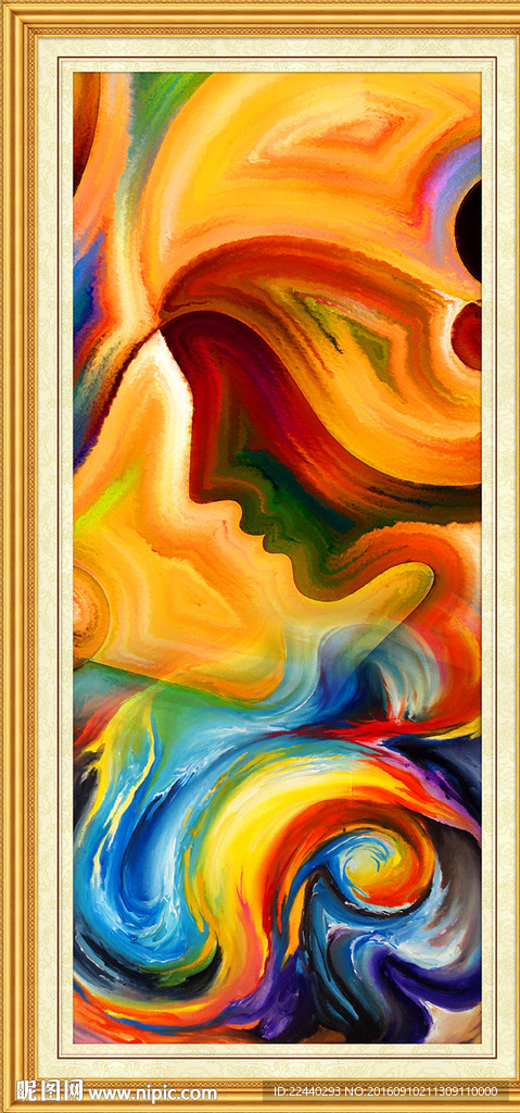 抽象油画
