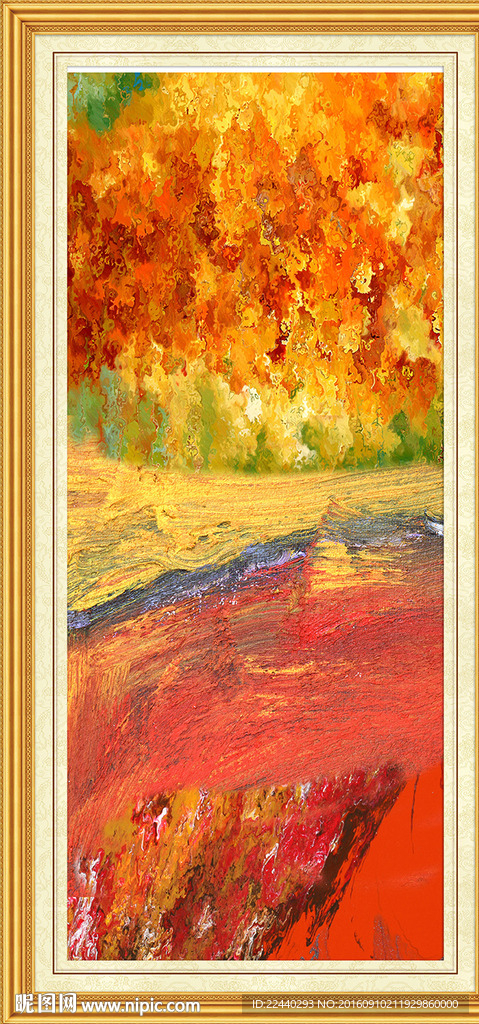 抽象油画