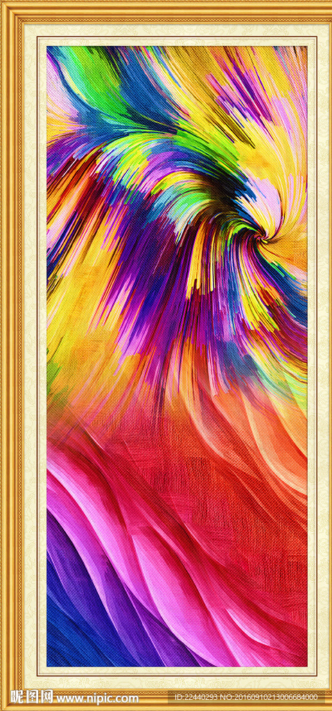 抽象油画